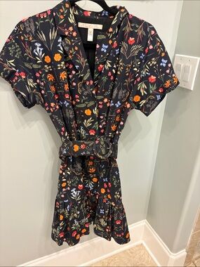 Hutch floral shirt dress